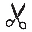 © Solayman - Simple silhouette of open scissors isolated on for cutting and crafting design elements vector