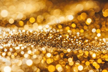 Canvas Print - Gold-black Glitter texture glitter chandelier lamp.