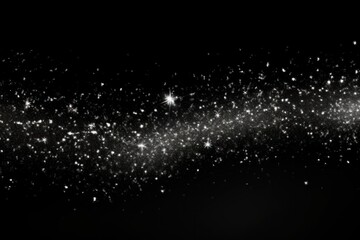 Canvas Print - Lighting snowflakes backgrounds astronomy night.