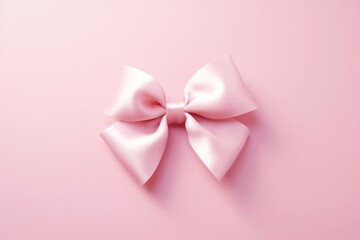 Wall Mural - Bow pink pink background celebration.