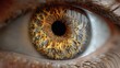 © Ajyad - Macro, detailed human eye complex, hazel/brown iris