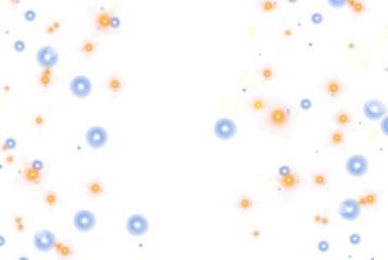 Wall Mural - Christmas glowing sparkling stars dust bokeh particles effect on transparent background, glittering sparkles dust christmas festival fall, PNG image 
