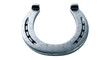 © Popilo - Silver Horseshoe Coin Holder on White Background for Lucky Charm or Gift Giving