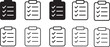 © MD.Kawsar Hossan - To Do List icon set, checklist icons, planner task symbols, productivity design, minimal to do list vector, modern task icons, isolated list collection