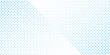 © Aluna - Halftone blue dot gradient pattern texture isolated on white background. Straight dots use halftone circle dot raster texture.