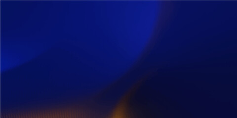 Wall Mural - a dark blue abstract background with glowing light and motion lines forms a digital wave design
