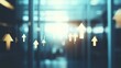 © mas - Upward trending arrows in modern office