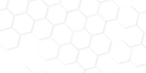 Wall Mural - Abstract white hexagon concept background, soft white background, Background with hexagons. Abstract background with lines,background, soft white background,