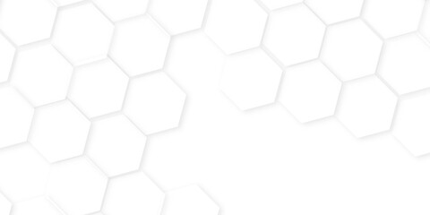 Wall Mural - Abstract white hexagon concept background, soft white background, Background with hexagons. Abstract background with lines,background, soft white background,