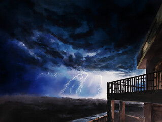 Wall Mural - storm