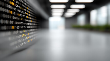 Dynamic coding display on a monitor, digital innovation in software development, technology advancement in app creation, smart solutions for engineering visualization