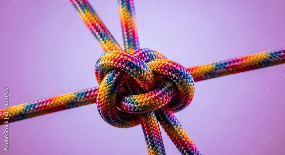 Colorful rope knot guide: how to tie a secure knot with rainbow rope ...