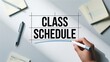 © Johura - Class Schedule Planning with Pen and Notebooks