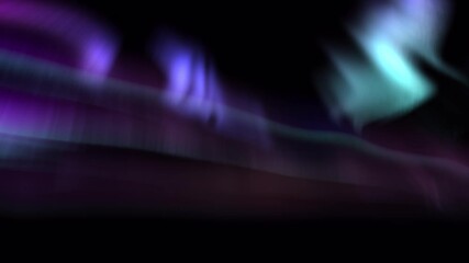 Wall Mural - Aurora Magical Ballet Background Loop Animation