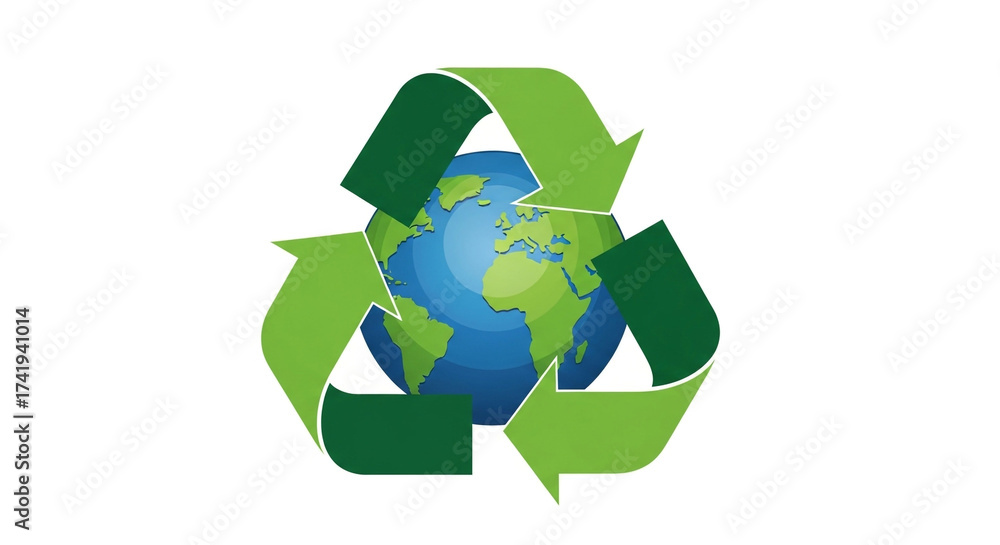 Recycle earth save planet go green reduce reuse recycle environment ...