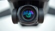 © Vadym - Close up of pro drone camera lens with colorful reflections. Advanced optics capture sharp, high quality aerial visuals. Modern tech for photography.