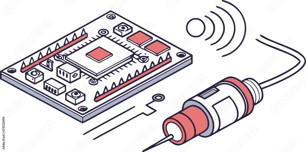 Arduino module set featuring gyroscope, rain sensor, and steel sensor ...