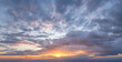 © Dmitry Rukhlenko - Beautiful dramatic scenic sunset sky background