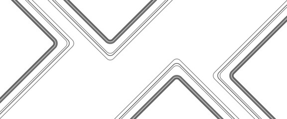 Wall Mural - Vector abstract line design with minimal style geometric shapes