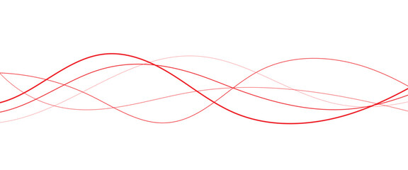 Wall Mural - Vector abstract curves flowing wave for banner design