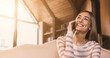 © Prostock-studio - Making Call. Portrait Of Cheerful Beautiful Woman Talking On Smart Phone Sitting On Sofa At Home In Cozy Living Room, Having Pleasant Conversation With Friends, Family Or Husband, Looking Away
