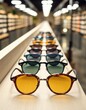 © Aliaksandr Barouski - Sunglasses on a display shelf inside a store, shallow depth of field