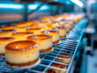 © Oriol - Mini tartas de queso con base de galleta enfriándose en una rejilla