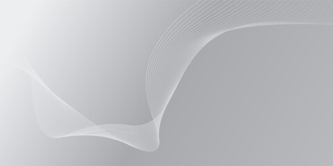 Wall Mural - Grey abstract background with stripes line for backdrop or presentation