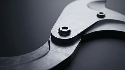 Close-Up of Meat Cleaver Tool on Dark Surface, Sharp Blade and Metal Handle, Kitchen Utensil for Butcher Shop, Silver Color, Culinary Equipment, Restaurant Supply, Cooking Preparation