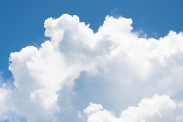 Wall Mural - Morning sky with cloud. Sky and cloud formation. Weather cloudscape. Sky filled with cloud reflection. Overcast scene. Cloudy sky view. Cloud drifting. Cloudy atmospheric backdrop