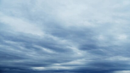 Wall Mural - Time lapse of sky with dark clouds, dramatic sky, storm clouds