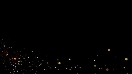Wall Mural - elegance stars particles holiday backdrop decoration element