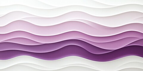 Canvas Print - Abstract Wave Pattern Gradient Background in Lilac and Pastel Pink Hues with Soft Light Effects