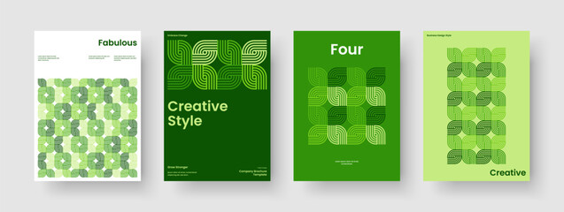 Wall Mural - Isolated Poster Design. Abstract Background Template. Geometric Brochure Layout. Business Presentation. Banner. Flyer. Book Cover. Report. Portfolio. Brand Identity. Pamphlet. Handbill. Advertising