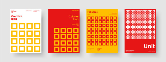 Wall Mural - Creative Book Cover Design. Abstract Report Layout. Isolated Background Template. Poster. Brochure. Business Presentation. Banner. Flyer. Newsletter. Handbill. Brand Identity. Advertising. Magazine