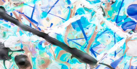 Canvas Print - A Grunge Textured Backdrop with a Light Paper Effect