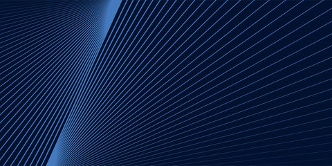 Wall Mural - blue background metal pattern line style