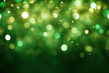 Wall Mural - Neon green light pattern bokeh effect background backgrounds abstract glitter.