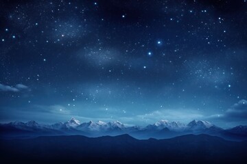 Wall Mural - Galaxy sky backgrounds landscape.