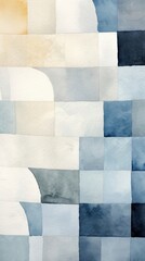 Wall Mural - Snow winter abstract texture collage.