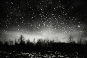 Wall Mural - Aurora star sky outdoors nature night.