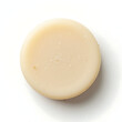 © Stella - Solid shampoo bar in eco-friendly zero waste style on white background