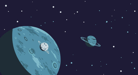 Space, orbit, earth