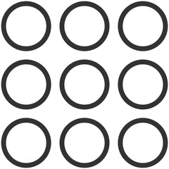 white round apps icon