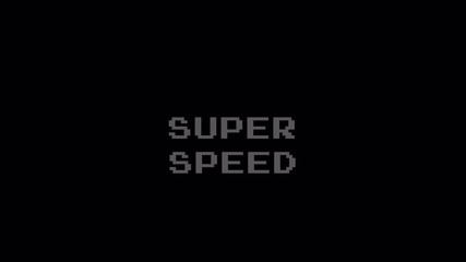 Classic 8-Bit Pixel Art Game Dark Screen Background for Text Animation and Retro Graphics