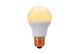 © Hughes - Glowing LED light bulb isolated on transparent background, energy-efficient lighting for home decor and sustainable living PNG