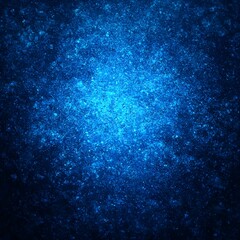 Canvas Print - Dark Blue Glowing Background with Grainy Texture and Gradient Effect
