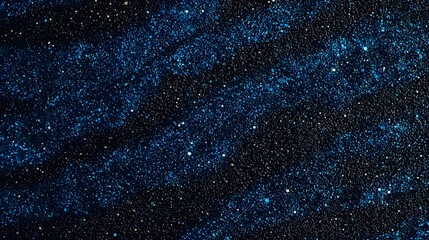Canvas Print - Dark Grainy Blue Abstract Background with Glowing Noise Effect