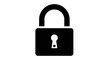 © J V C K Art - Black Padlock Icon Security and Protection Symbol.