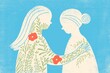 © Volha Kaliaha/Stocksy - Mental Health Support Illustration
